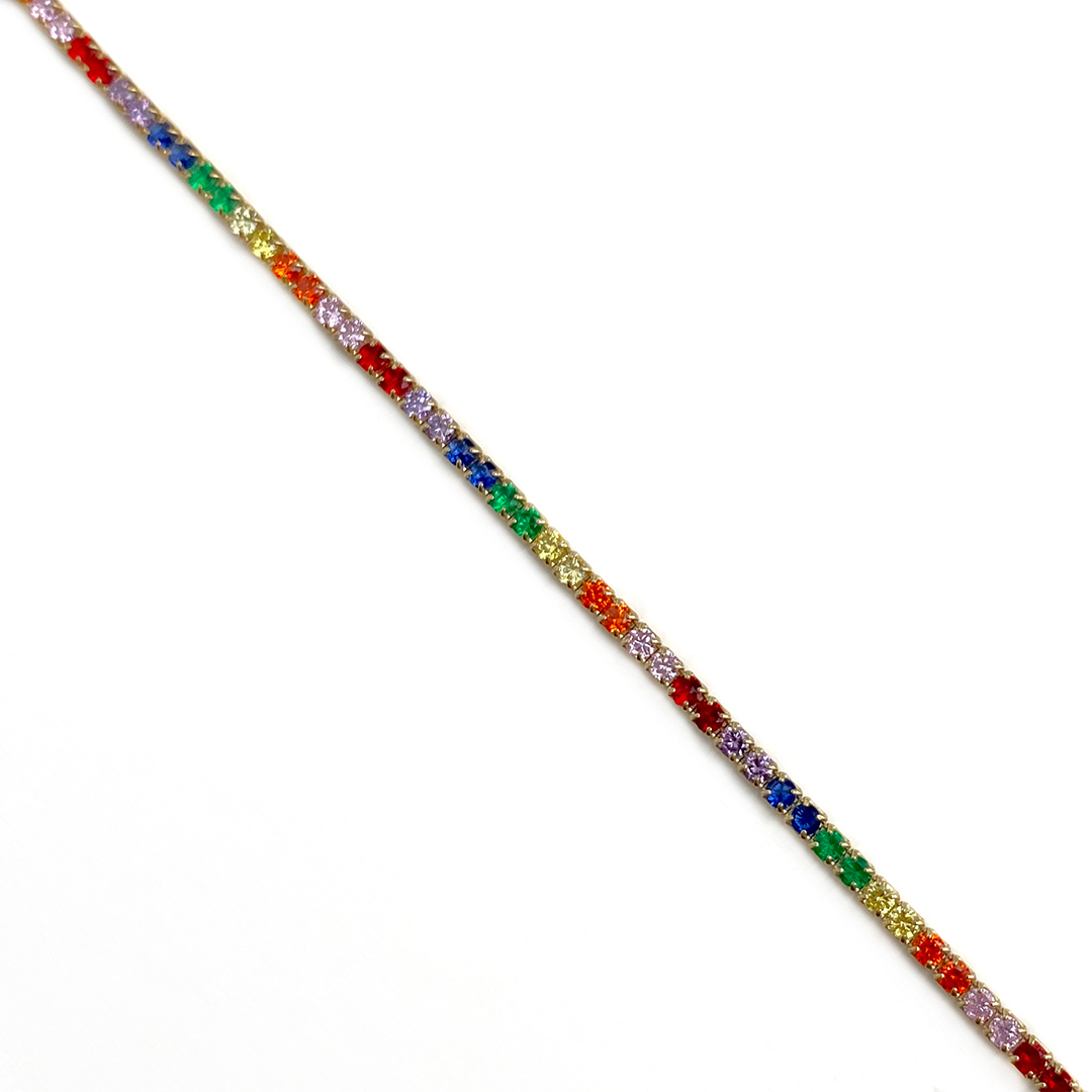 2mm Renkli Su Yolu Bileklik 2