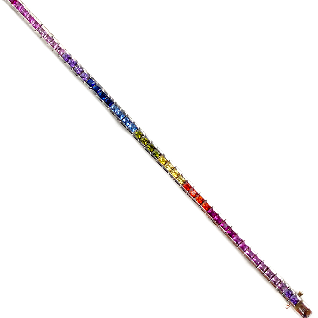 Çerçeveli Renkli Su Yolu Bileklik 2