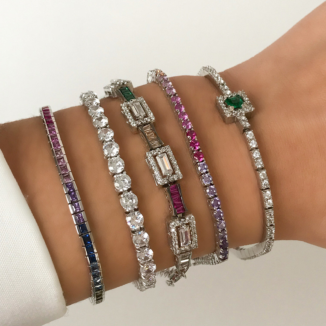 Çerçeveli Renkli Su Yolu Bileklik