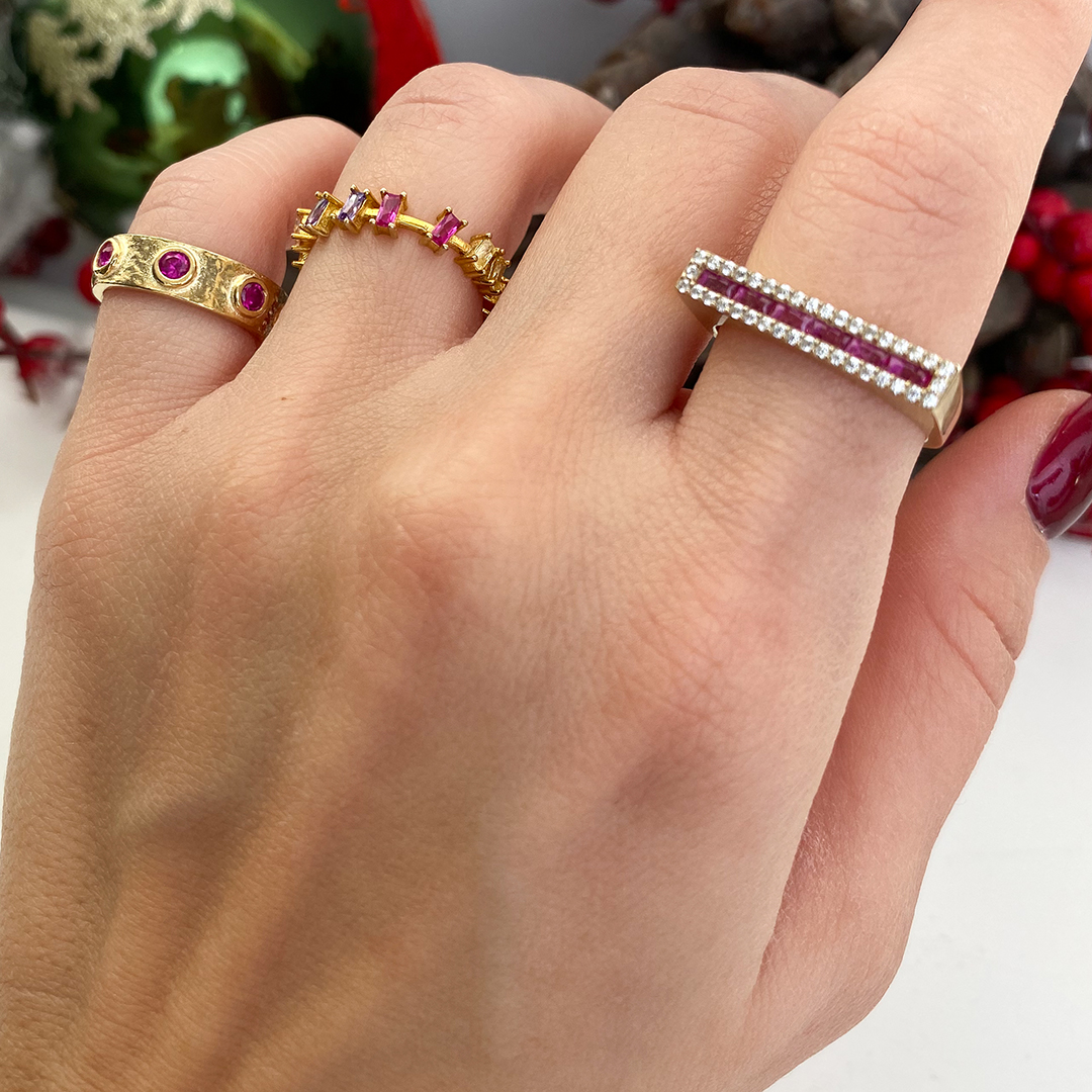 Gold Rainbow Yüzük