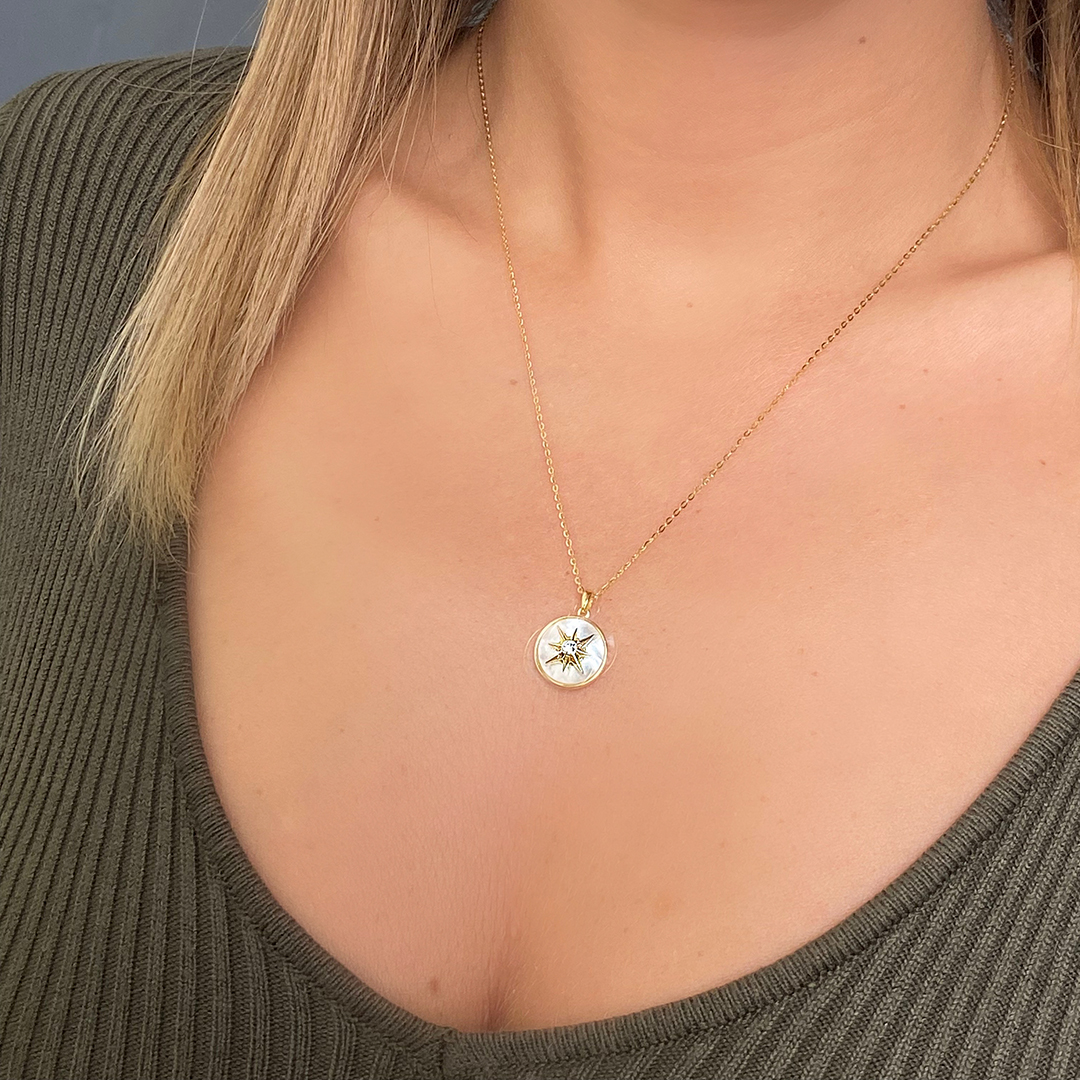 Kuzey Yıldızı Sedefli Kolye