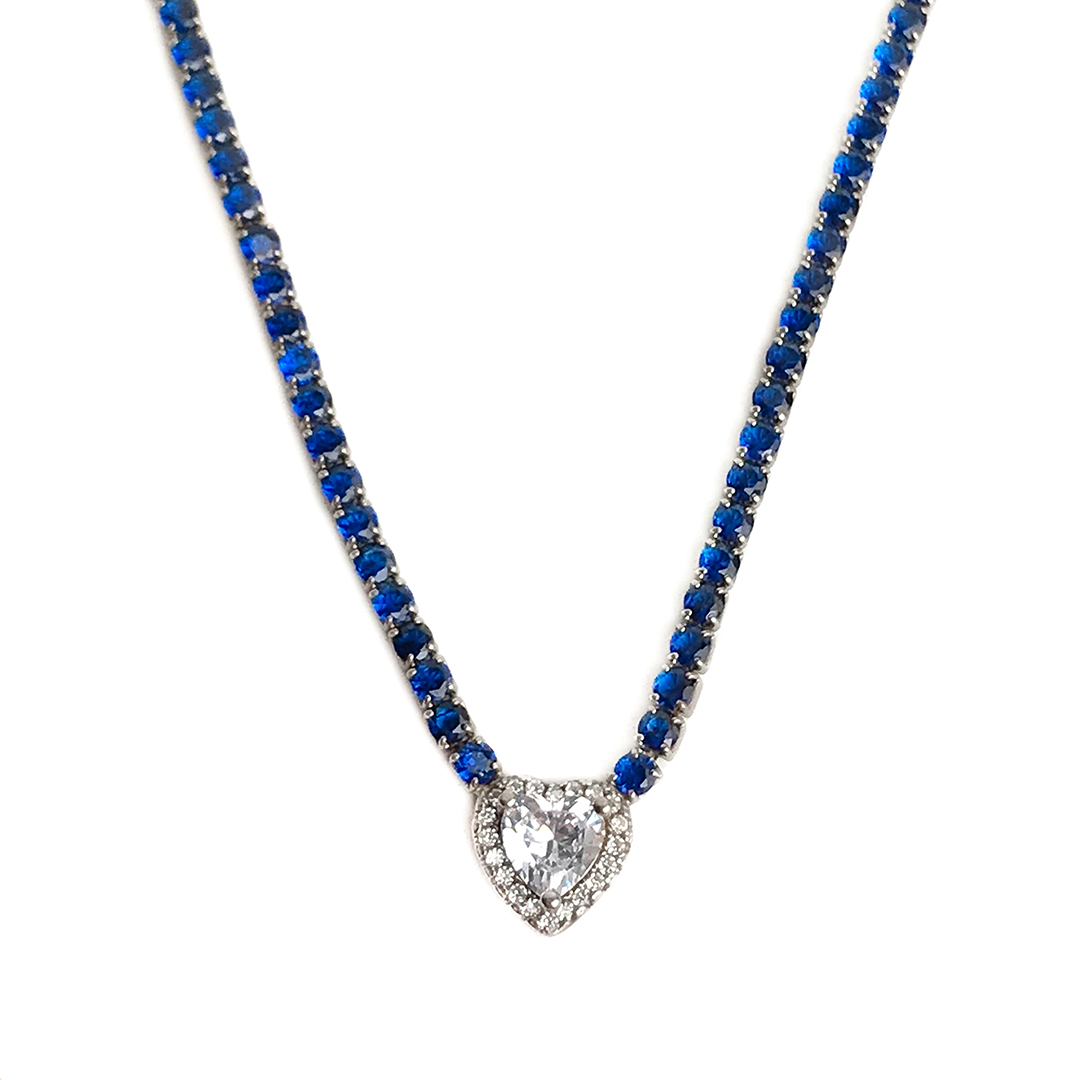 Lacivert Su Yolu Kolye 2