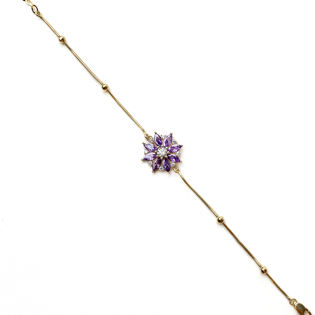 Lotus Purple Bileklik 2