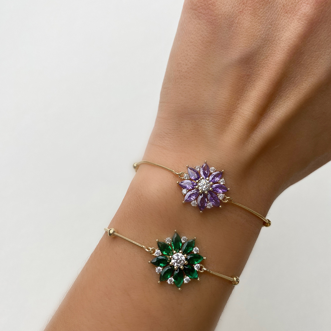 Lotus Purple Bileklik