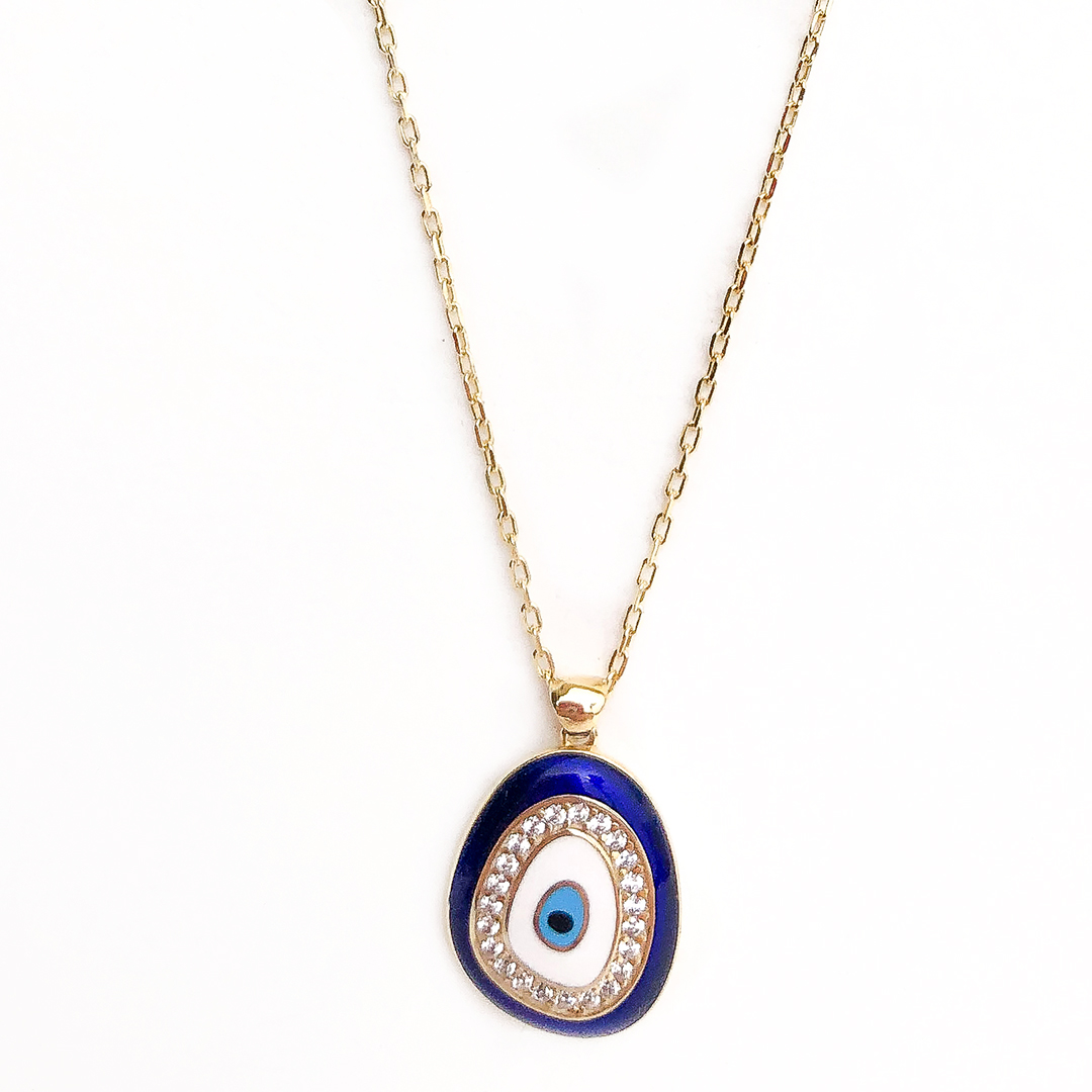 Mineli Nazar Boncuğu Kolye 2