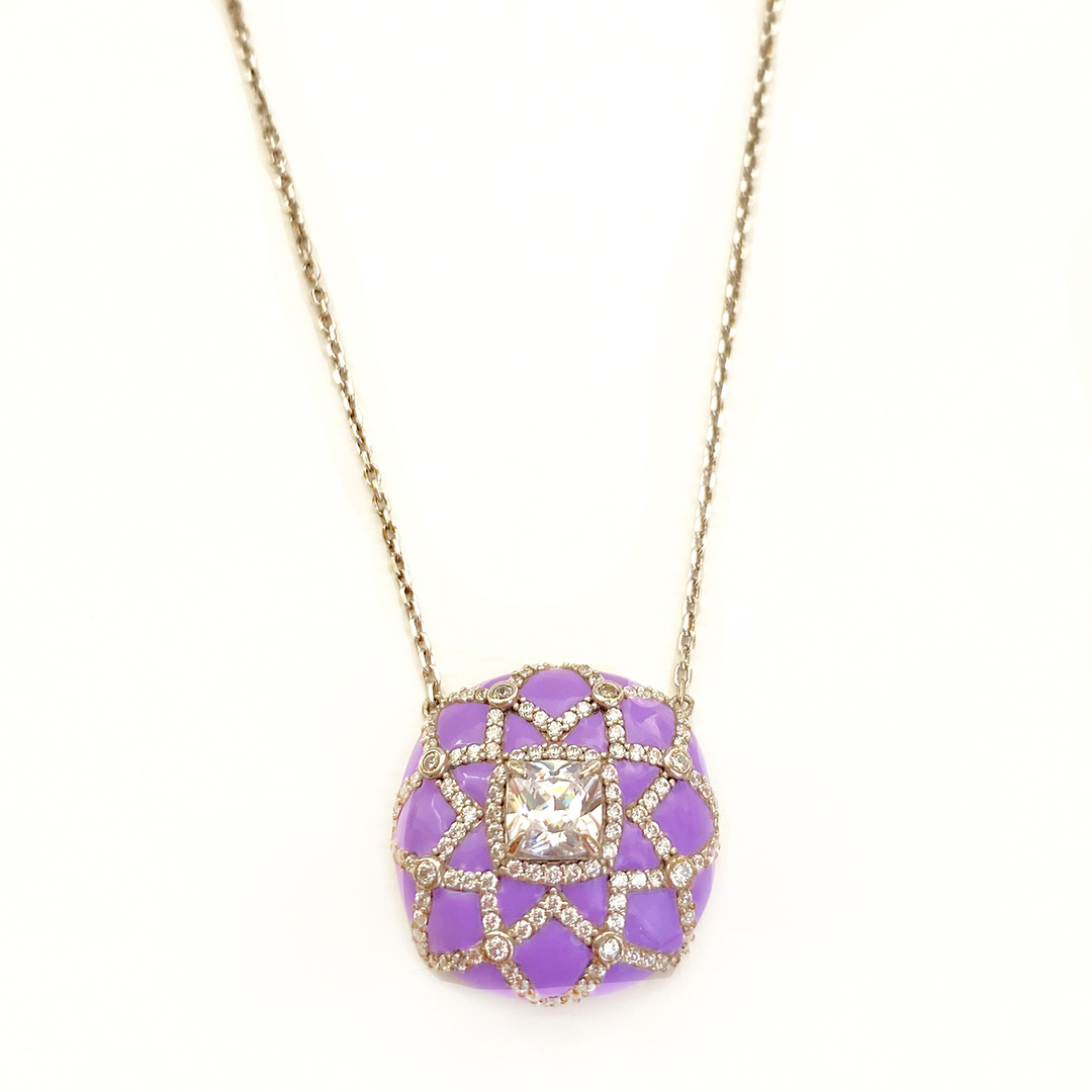 Purple Shadow Koleksiyon Kolye