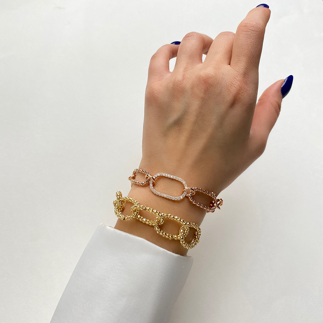 Rose Geçmeli Bileklik