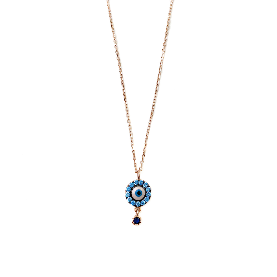 Rose Nazar Taşlı Kolye 2