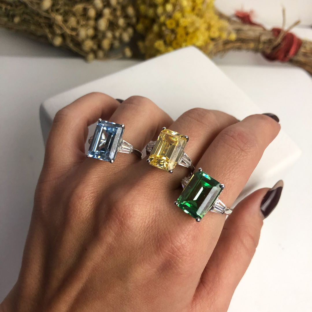 Shiny turkuaz yüzük