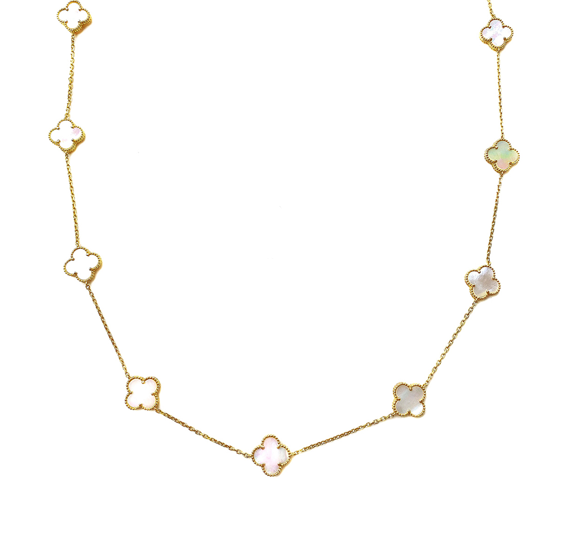  Cleff Gold Sedef Kolye 2