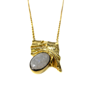 Ay Taşı Doğal Taş Kolye