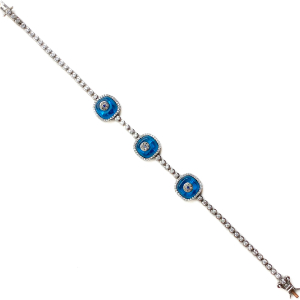 Cam Göz Kare 3lü Bileklik