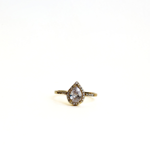 Damla Tek Taş Yüzük