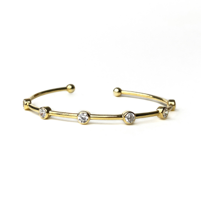 Glare Taşlı Kelepçe