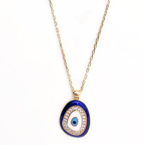 Mineli Nazar Boncuğu Kolye