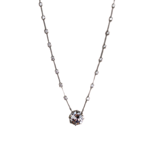 Sıra Taşlı Oval Kolye