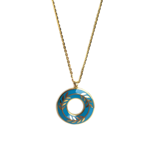 Turkuaz Başak Kolye